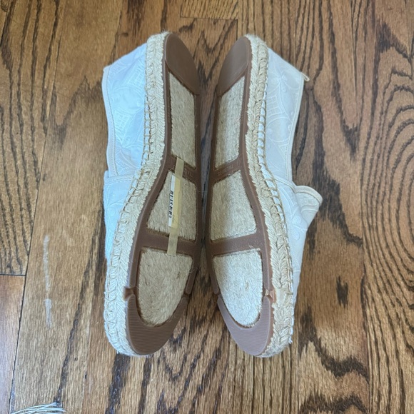 Talbots White Embroidered Espadrilles - Picture 3 of 5